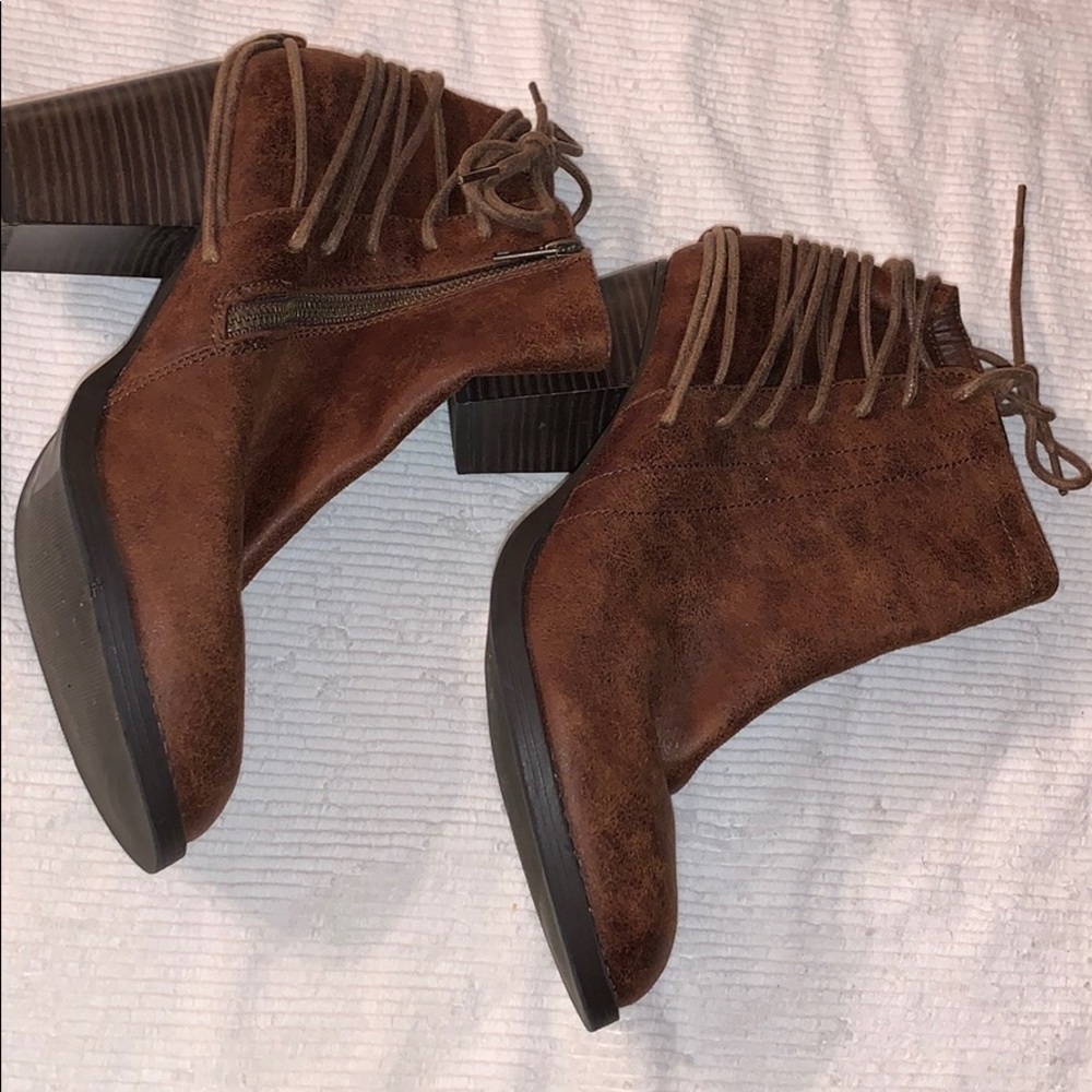 2/$25 Just Fab lace-up back boots - Picture 7 of 7